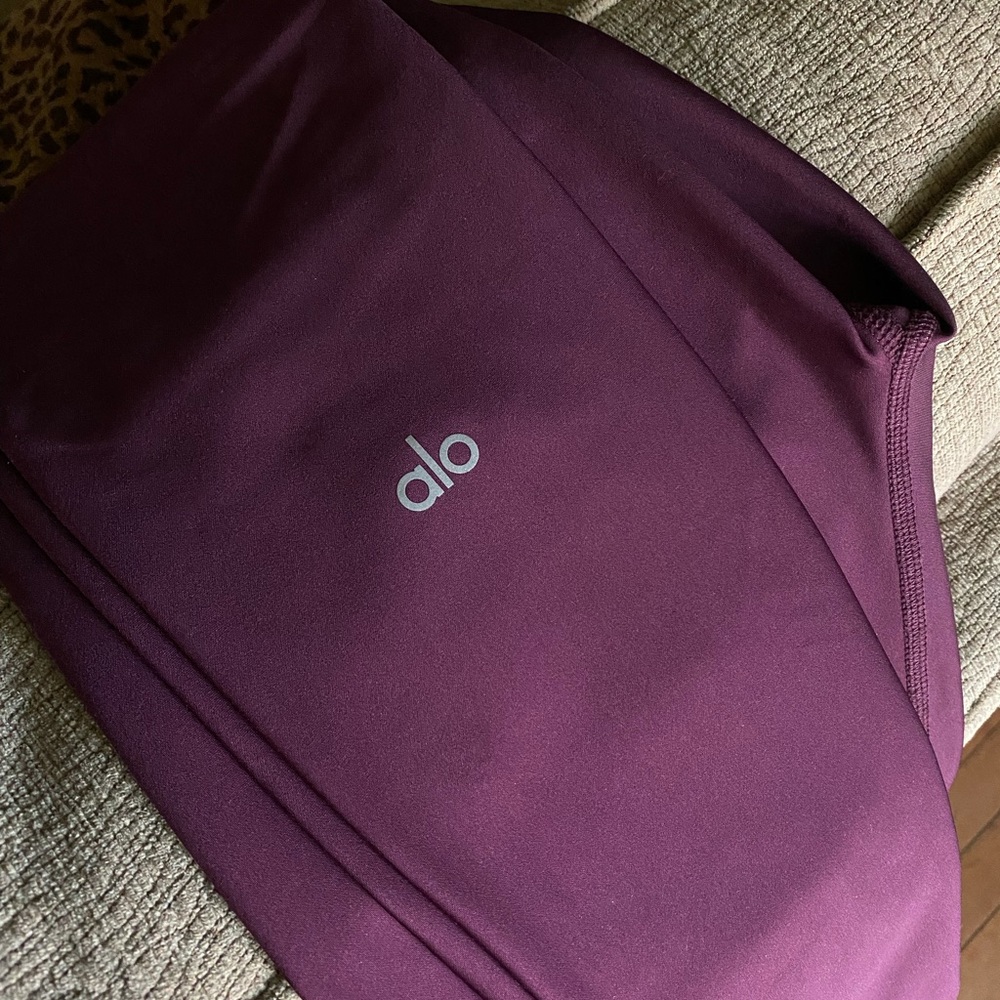 Alo oxblood leggings xxs